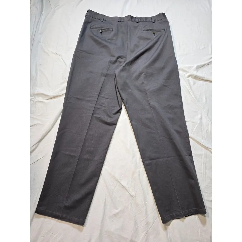 Nordstrom Smartcare Stain Resistant Gray Size 40x32 Men's Chino Pants - 53